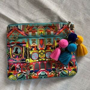 Camilla Colorful Embroidered Clutch bag